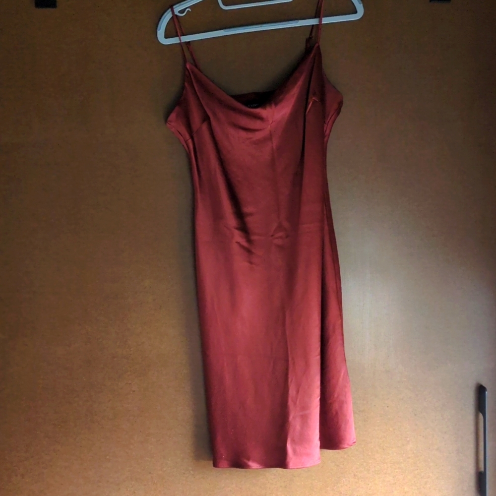 Express cowl mini dress